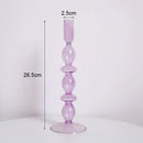 Vintage glass candle holder for weddings and romantic dinners