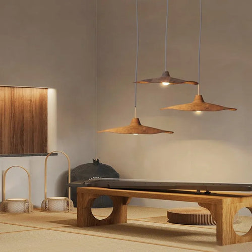 Nordic Wabi-Sabi pendant light for dining room, living room, bedroom, bedside, café, home decor art - vue 2 sur 9