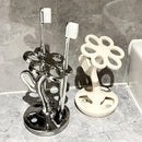 stylish storage holder for brushes and makeup