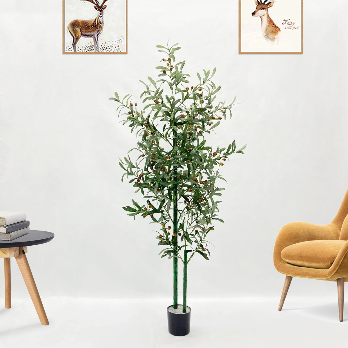 Artificial potted plant for modern interior decoration