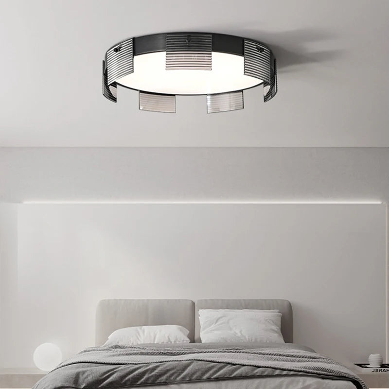 High-end Italian minimalist ceiling light - vue 5 sur 8