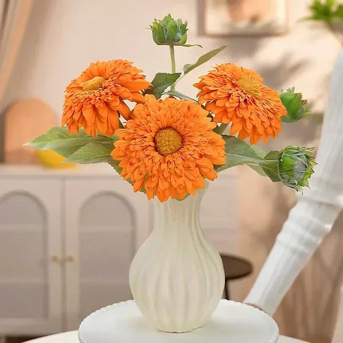 Artificial double petal retro sunflowers for interior decoration - vue 6 sur 10