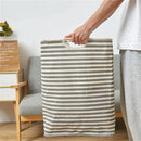 foldable storage basket for dirty laundry with handle