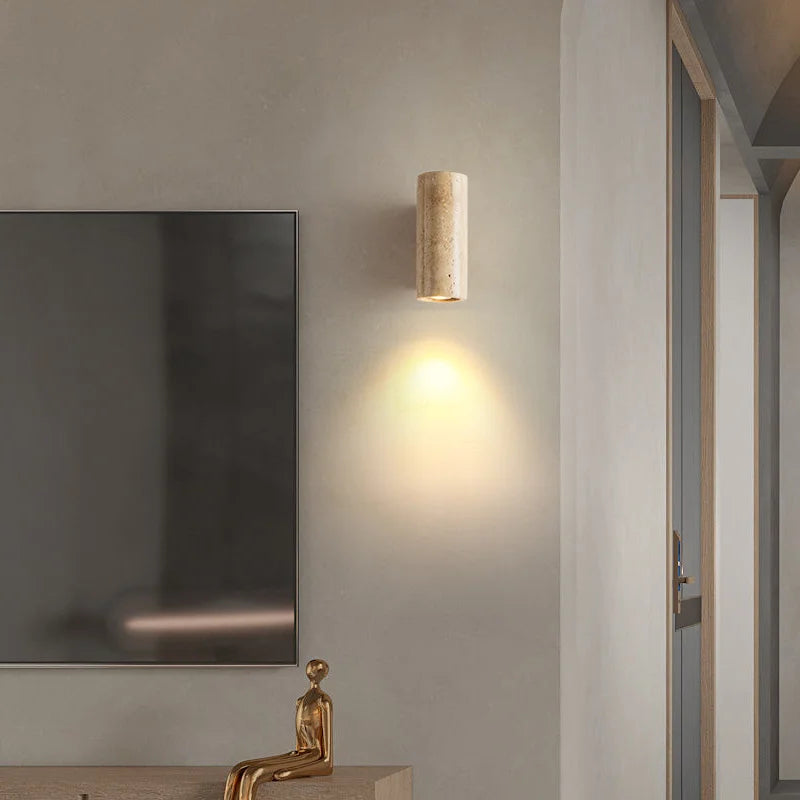 Natural stone LED wall light nordic decoration