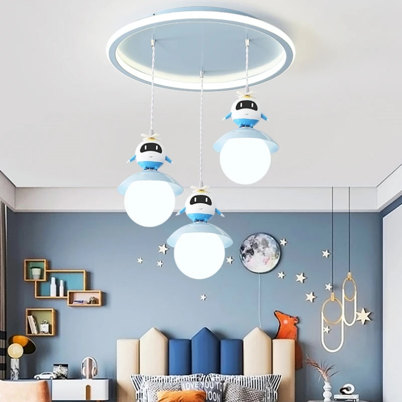 Creative full spectrum LED ceiling light for children's decor
