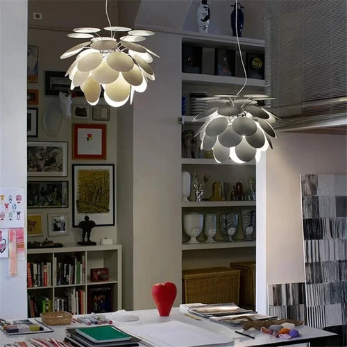 Modern glass pine cone chandelier for interior decoration