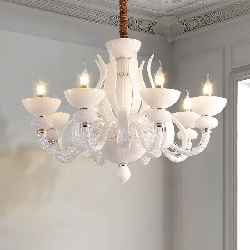 Chic nordic designer chandelier for modern and elegant lighting