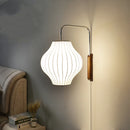 Modern Nelson Ball silk fabric wall light for hotel