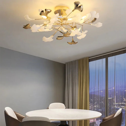 Modern Nordic ceiling pendant chandelier - vue 5 sur 24
