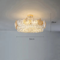 Modern crystal glass chandelier for stylish interiors