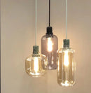 Creative retro Danish glass chandelier for a Nordic atmosphere