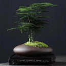 Chinese style retro clay flower pot for garden decoration