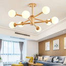 Modern glass chandelier for elegant interior decoration