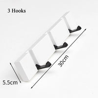 bamboo wall key holder with decorative hooks for organization