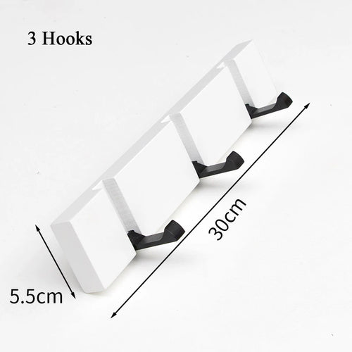 bamboo wall key holder with decorative hooks for organization