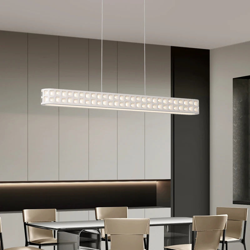 Full spectrum hollow LED chandelier for eye-friendly indoor lighting - vue 5 sur 7