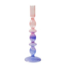 Glass candlestick holder for party and wedding decorations