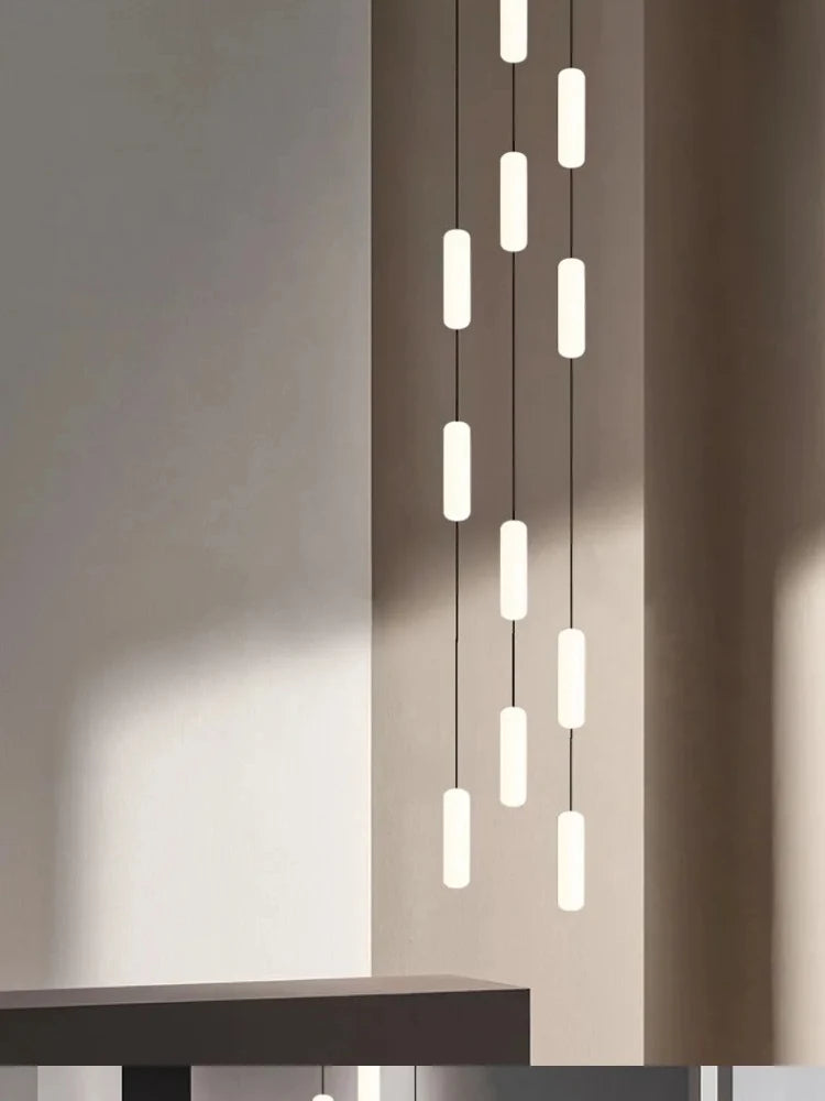 Modern LED chandelier for elegant suspended lighting