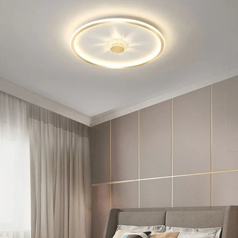 Modern LED ceiling light for elegant interior decor - vue 4 sur 10