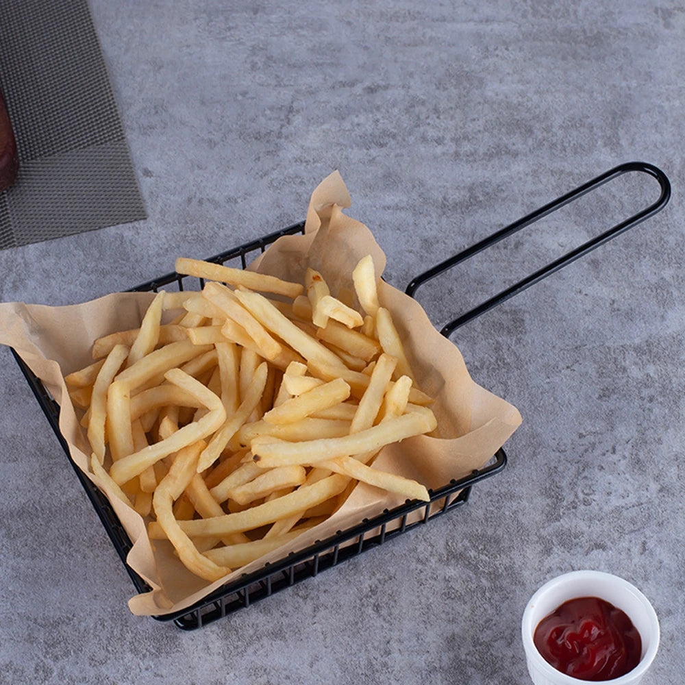 Stainless steel chips basket for fried foods - vue 6 sur 14