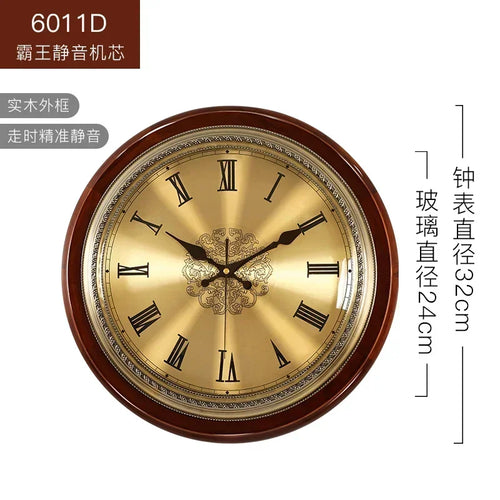 3d design retro silent wall clock for modern decoration - vue 12 sur 13