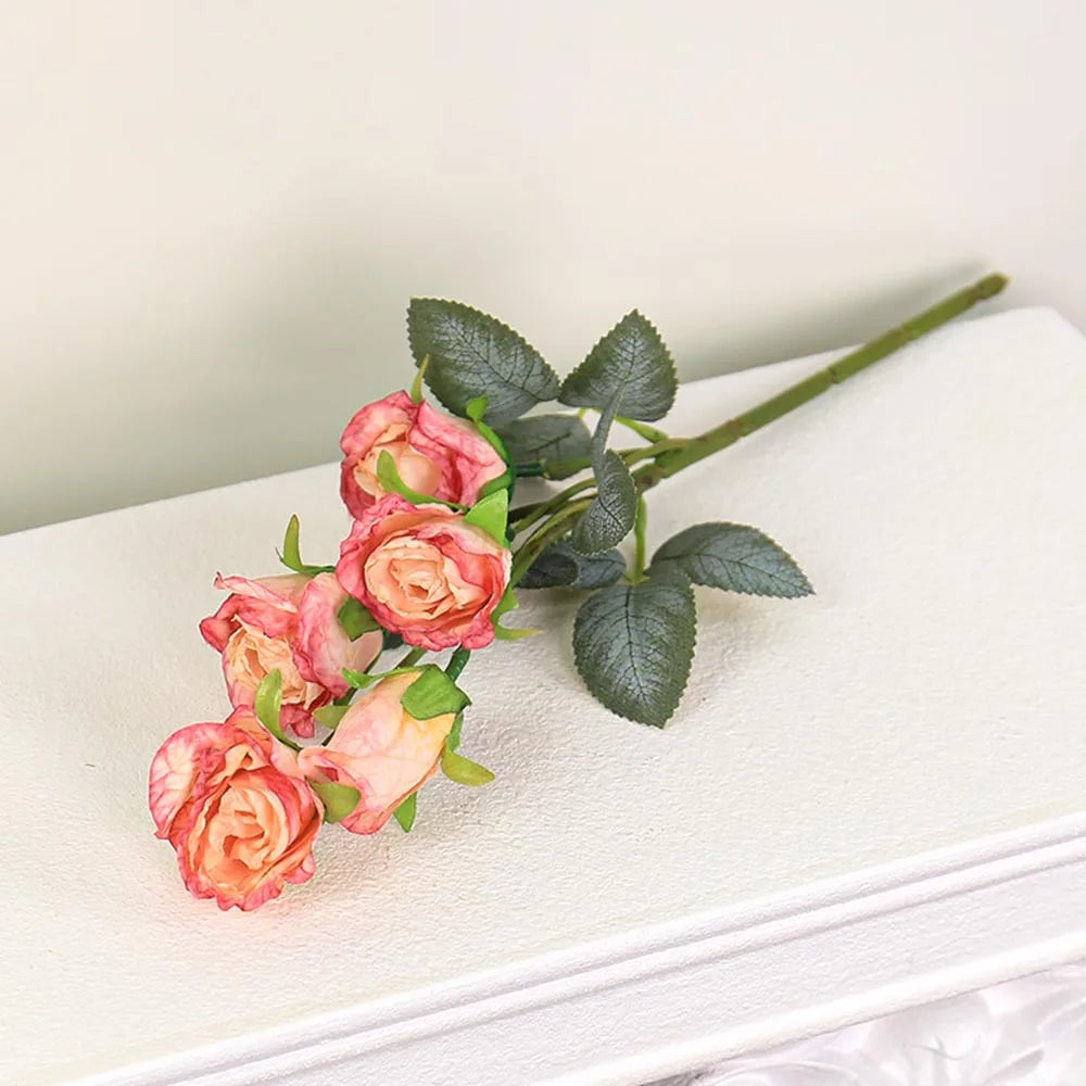 Artificial rose flowers for wedding, birthday and festive decoration