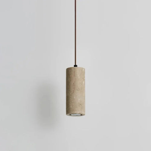 Stone pendant light for small ceiling - vue 3 sur 7