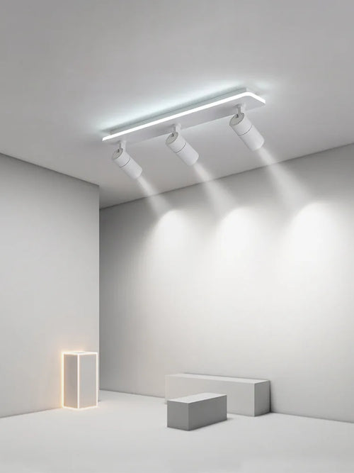 Modern LED chandelier for home interior foyer - vue 5 sur 9