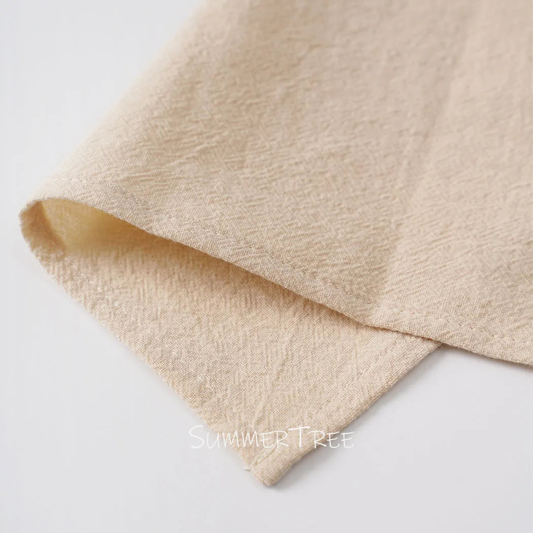 Washed cotton vintage-style cloth napkins set of 12 - vue 7 sur 7