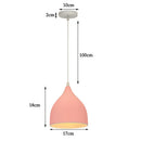 Retro nordic aluminium pendant light for indoor lighting