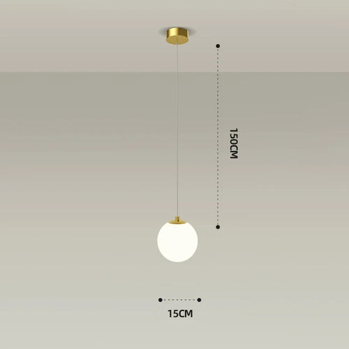 Nordic pendant lamp for interior decoration - vue 10 sur 10