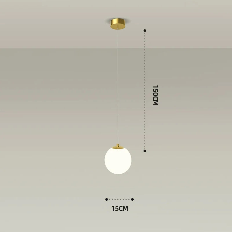 Nordic pendant lamp for interior decoration - vue 9 sur 10