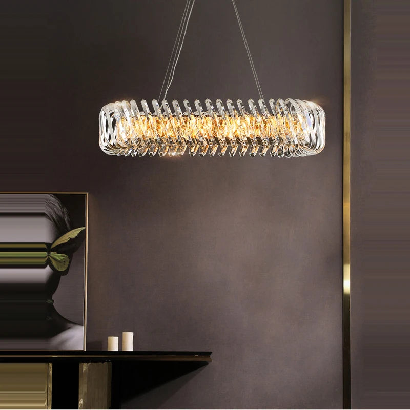 Trendy dimmable chandelier 2024 for modern indoor lighting