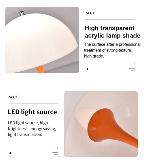 Dimmable USB LED bud table lamp - vue 6 sur 10
