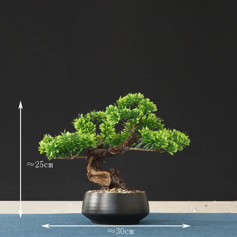 Artificial bonsai tree for indoor decoration and landscaping - vue 3 sur 36