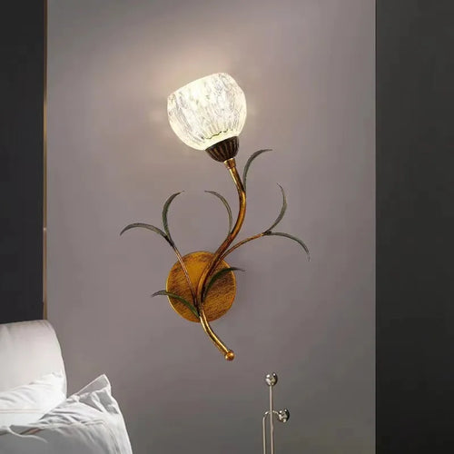 Antique iron wall light American retro style for hotel projects - vue 5 sur 12