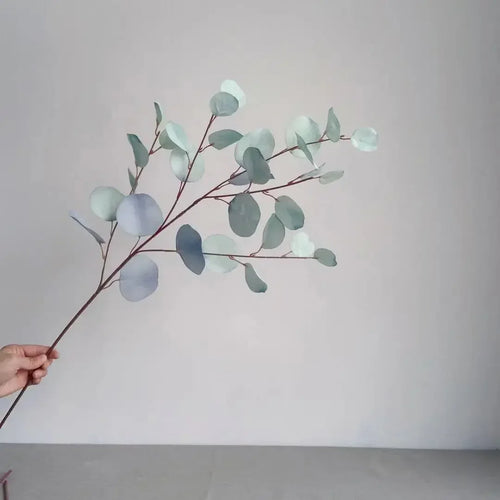 Artificial eucalyptus branch for wedding, garden and party decoration - vue 14 sur 14