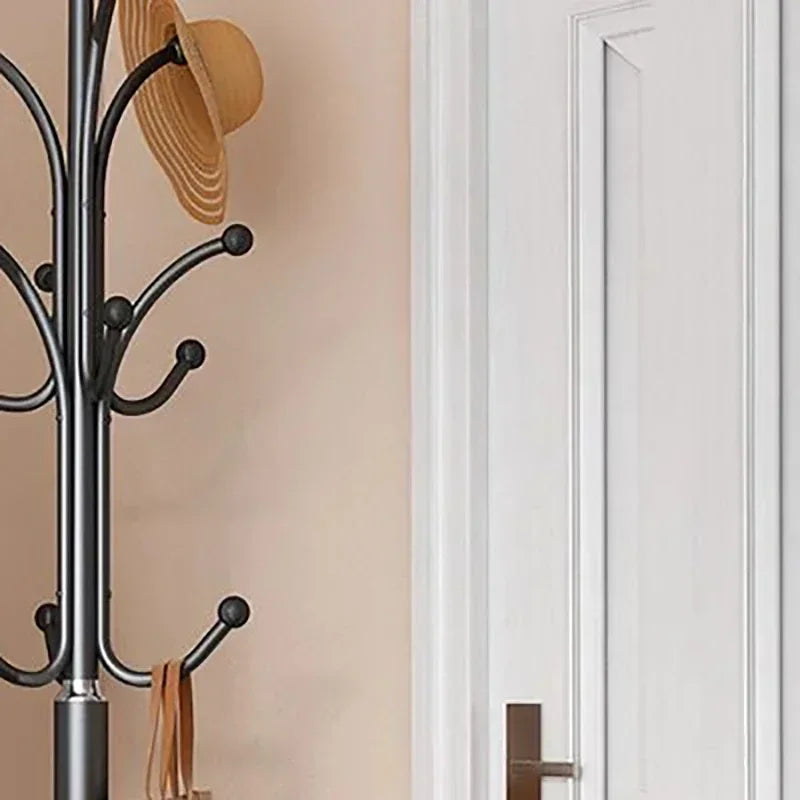 modern metal coat rack with tree design to optimize space - vue 5 sur 13