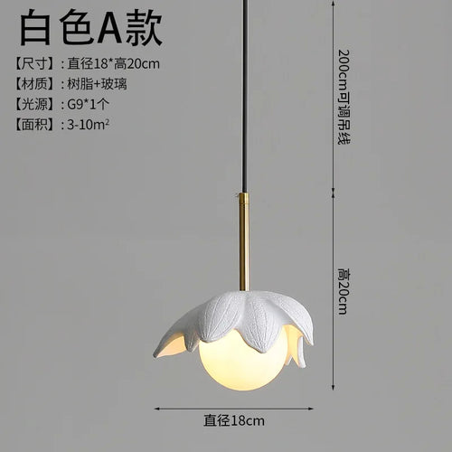 modern resin pendant light for elegant interior decoration - vue 16 sur 22