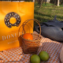 rattan picnic basket for storage and home decor