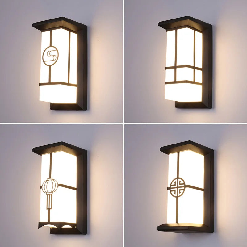 waterproof aluminum wall light for outdoor lighting