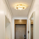 Modern crystal glass LED chandelier for home decor