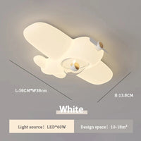 Cute astronaut LED ceiling light for children's room