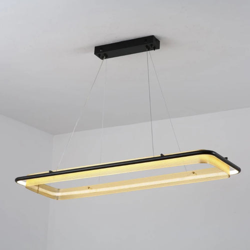 Luxury circular LED chandelier modern decorative design - vue 2 sur 14