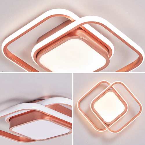 Modern LED chandelier for elegant and contemporary interiors - vue 5 sur 8