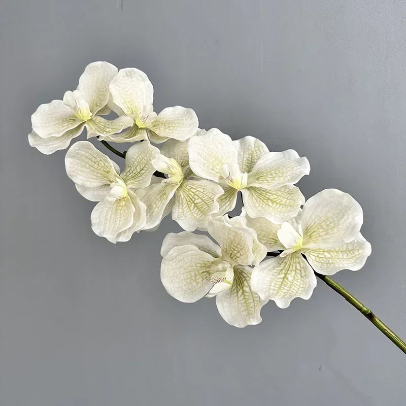 Set of 2 artificial vanda orchids for indoor decoration
