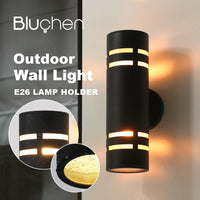 applique murale led extérieure en acier inoxydable pour éclairage moderne