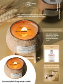 coconut scented candle gift set Christmas souvenir