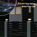 Vzvi modern solar post light for garden, patio, fence, deck