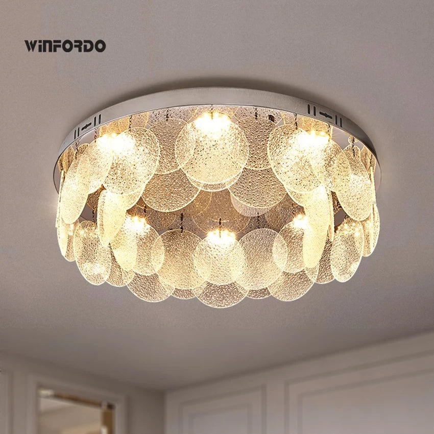 Luxury crystal chandelier postmodern lighting winfordo wf-xd001